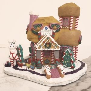 Danbury Mint Pillsbury Doughboy Popover Palace 1999 Christmas Holiday Village